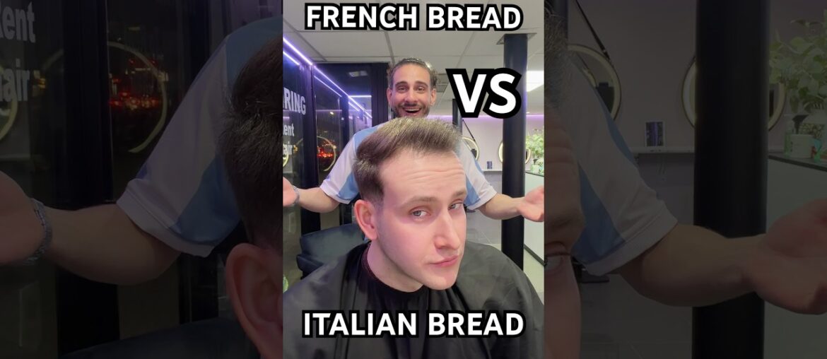 French bread VS Italian bread 🇫🇷🥖🇮🇹 Part 2 #French #Food #Italy
