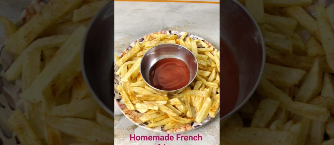 Homemade French fries recipe#youtubeshorts #Frenchfries#tastyfood