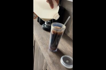 Initial first try of the French vanilla coffee syrup