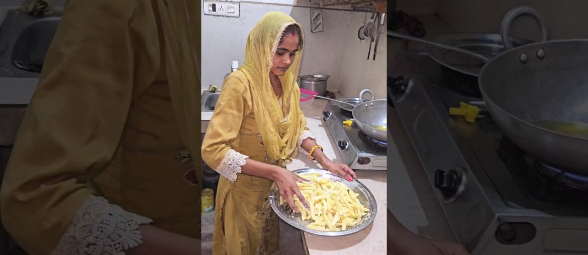 french fries recipe 🍟 #food #indianfastfood