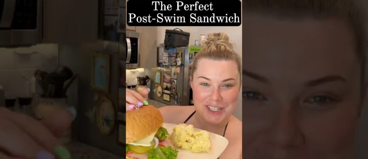 The PERFECT Post-Swim Sandwich #Beach #daretocook #recipe #sandwich #pool #poolday #poolvibes The PERFECT Post-Swim Sandwich #Beach #daretocook #recipe #sandwich #pool #poolday #poolvibes
