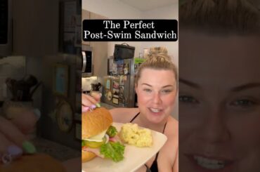 The PERFECT Post-Swim Sandwich #Beach #daretocook  #recipe #sandwich #pool #poolday #poolvibes