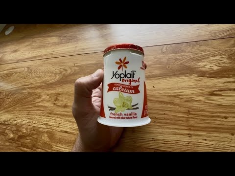 Yoplait Original French Vanilla Yogurt. Tasty and delicious