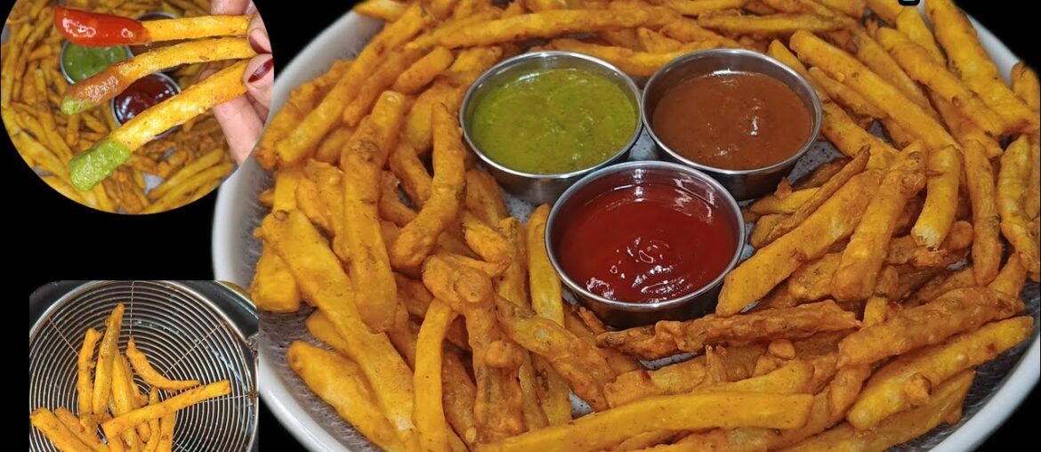 Bachche Aur Bade Sabke Favorite Crispy French Fries Pakode Recipe | Ramazan Aur Holi Special Recipe😋