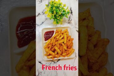 Crispy French Fries Recipe 🍟#shorts #frenchfries