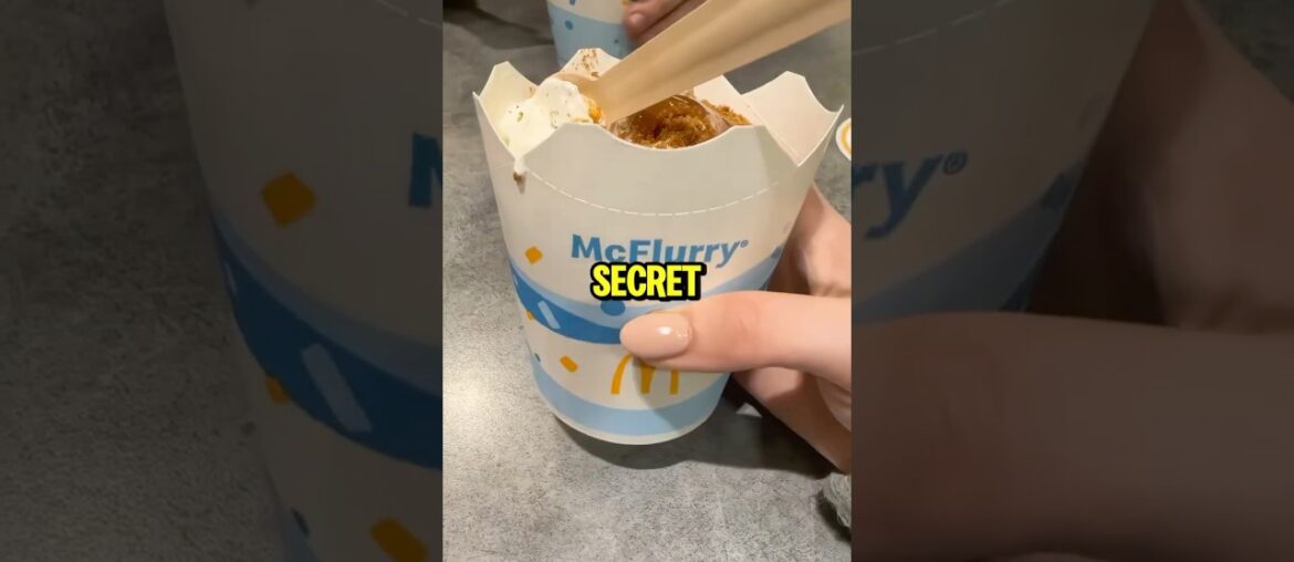 McFlurry SECRET Recipe LEAKED🤯🍦 #foodfacts