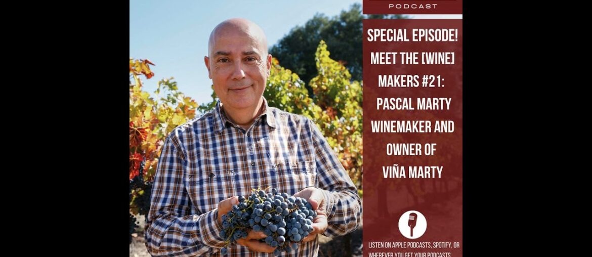 Special Episode! Meet the (Wine) Makers #21: Pascal Marty Owner and Winemaker of Viña Marty