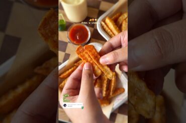 cafe at home ep.03: seasoned fries with cheesy dip 🍟