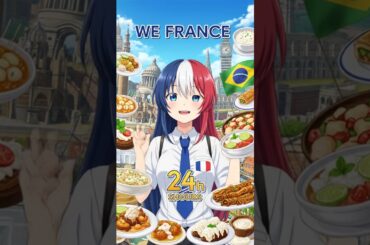 France Brazil food 24hour #shorts #viral #anime #trending ￼