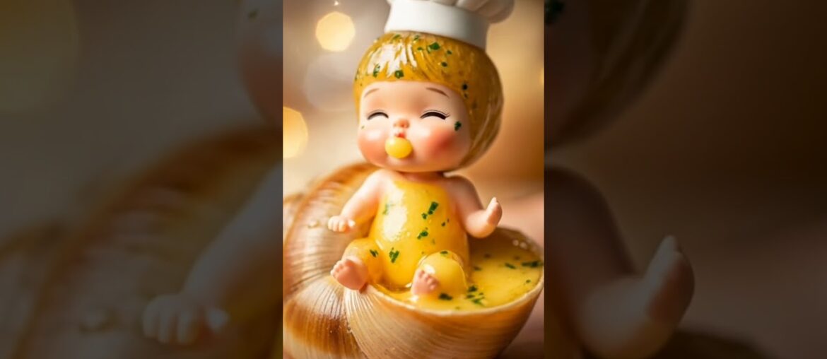 Tiny French Food Babies 🇫🇷🥖🐌🍲 | Satisfying ASMR Mukbang