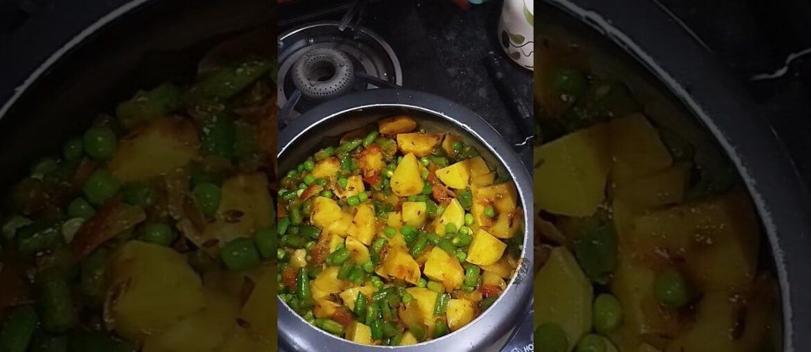Aloo french beans #food #mycooking #recipe #recipeidea #recipeinspiration
