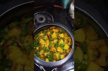 Aloo french beans #food #mycooking #recipe #recipeidea #recipeinspiration