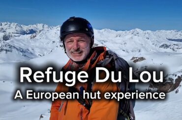 Refuge Du Lou Hut Skiing In The Alps at Val Thoren, France (@danfedder)