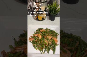 How to make French beans with sea food mushroom and garlic #easy #viral #blowup #simplerecipe #food