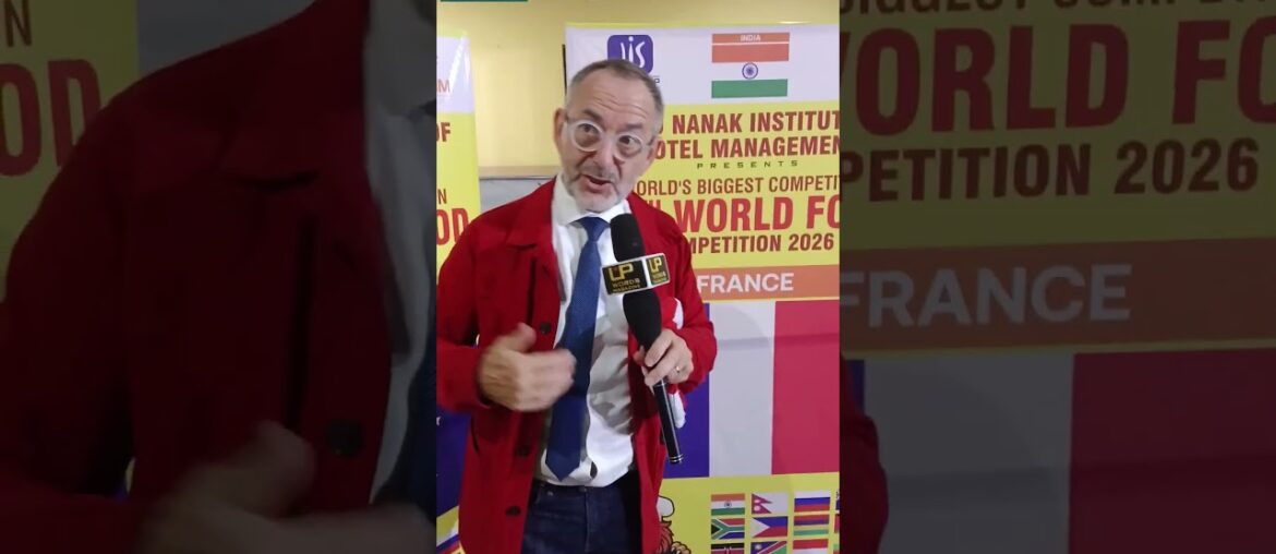 Renowned French culinary educator Didier Péan at the 10th World Food Competition Renowned French culinary educator Didier Péan at the 10th World Food Competition