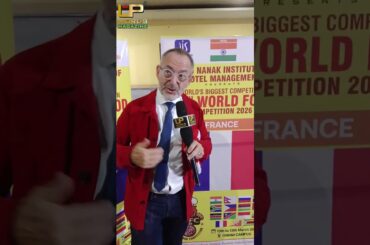Renowned French culinary educator Didier Péan at the 10th World Food Competition