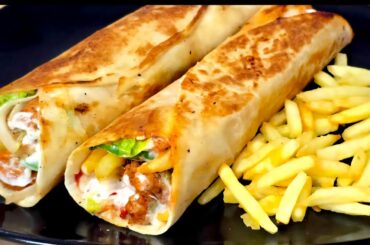 Chicken Shawarma Recipe🌯🌯 Garlic Sauce  | Ramzan Special