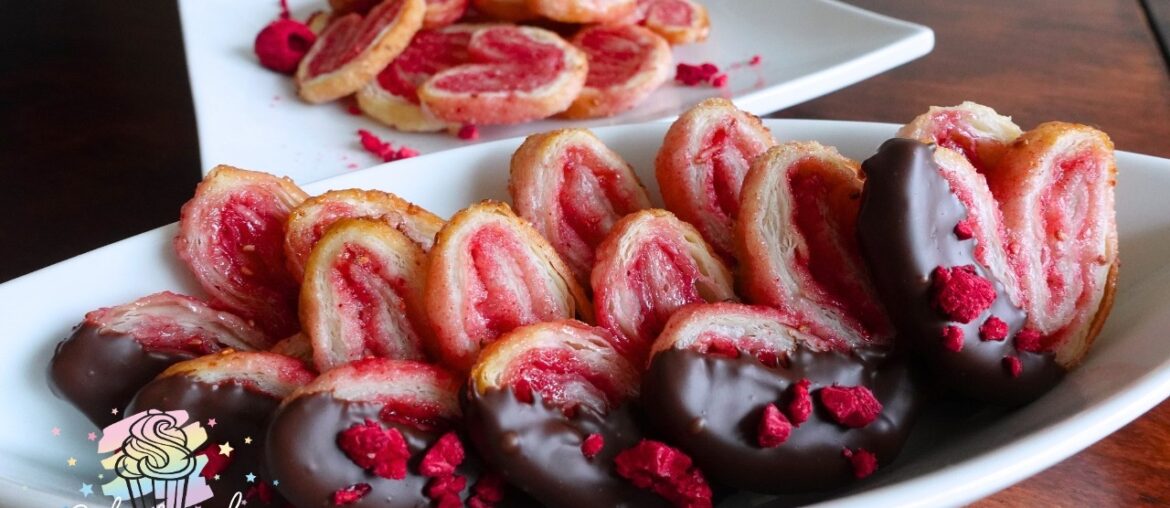 RASPBERRY PALMIER Recipe | 3 Ingredient French Pastry!