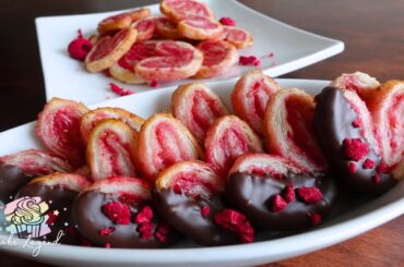 RASPBERRY PALMIER Recipe | 3 Ingredient French Pastry!