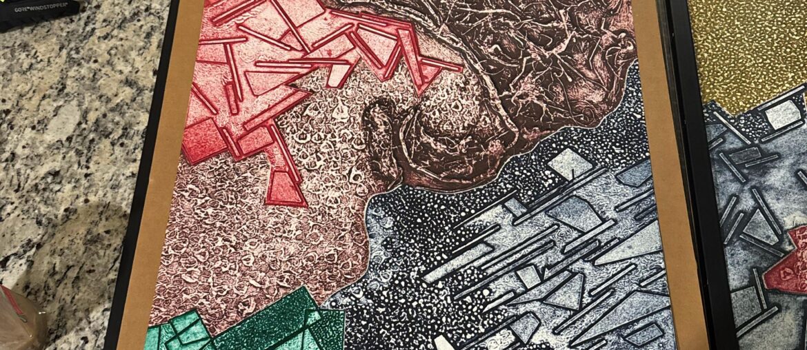 What do I do with tear in painting