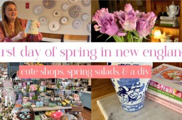 romanticizing spring 🌷 small shops in rhode island + homemade everything