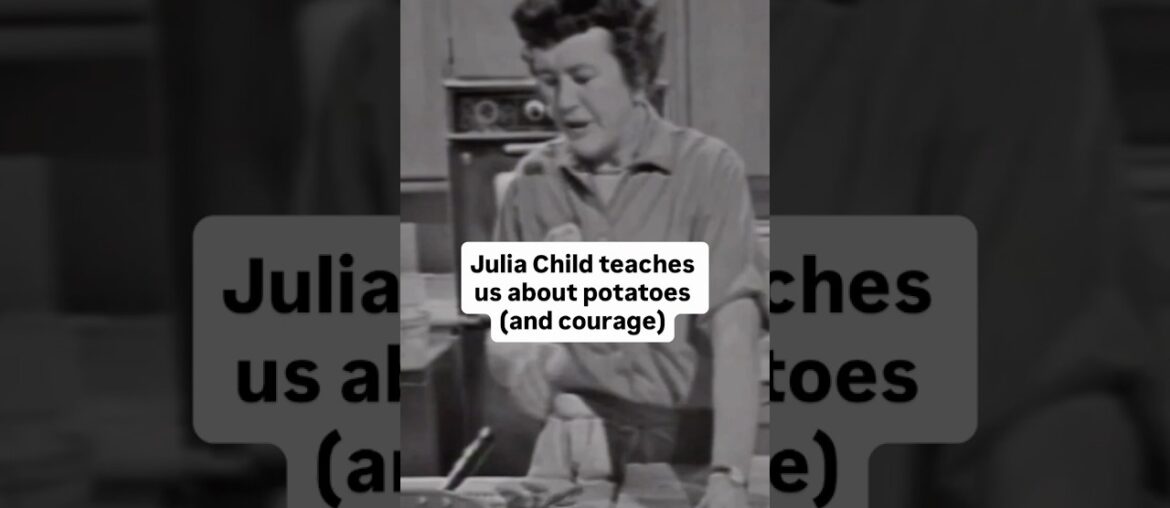 If all else fails, add cream and cheese! #JuliaChild #cooking #LifeLessons #PotatoRecipe #shorts
