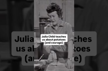 If all else fails, add cream and cheese! #JuliaChild #cooking #LifeLessons #PotatoRecipe #shorts