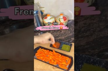 (14/100)french fries 🍟 market style fries #streetfood #shorts #foodshorts #frenchfries #aloorecipe