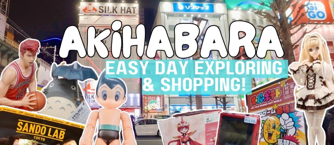 LIVING IN JAPAN 098 | My Easy Day in Akihabara: Exploring, Shopping, Anime & Retro Games