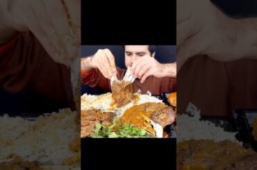 ASMR EATING SPICY 🔥🥵 MUTTON CURRY #mukbang #eatingvideos #ytshorts #mukbanghorfun #youtubeshorts