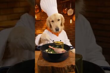 Michelin Lamb Shank Confit by Chef Doggo! 🇫🇷🍖 | Fall-off-the-bone tender ASMR
