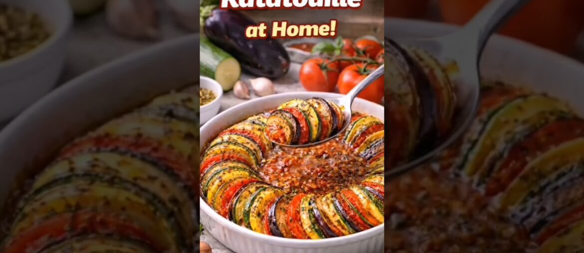 Ratatouille Recipe 🍆 | Easy French Veg Dish | Healthy & Colorful