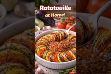 Ratatouille Recipe 🍆 | Easy French Veg Dish | Healthy & Colorful