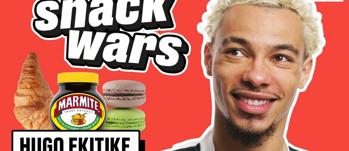 Liverpool Striker Hugo Ekitike Rates British vs French Food | Snack Wars