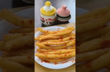 Crispy Long Fries 🍟😋| Quick & Easy Recipe #shorts #food #recipe #viralvideo