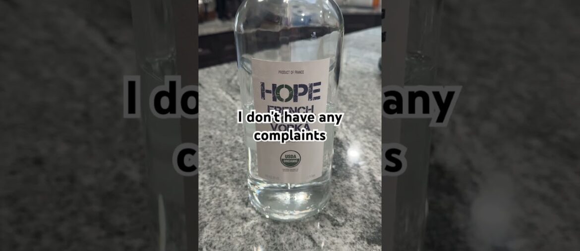 🍸 **HOPE French Organic Vodka Review** | Total Wine Organic Vodka Tasting