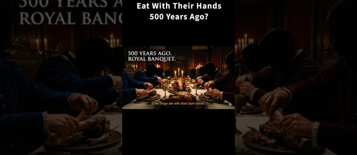 Why Did European Nobles Eat With Their Hands 500 Years Ago?