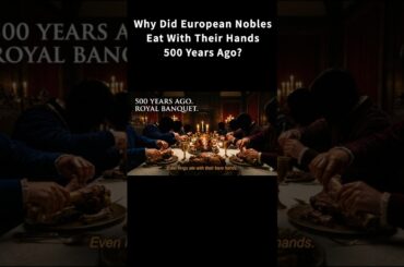 Why Did European Nobles Eat With Their Hands 500 Years Ago?