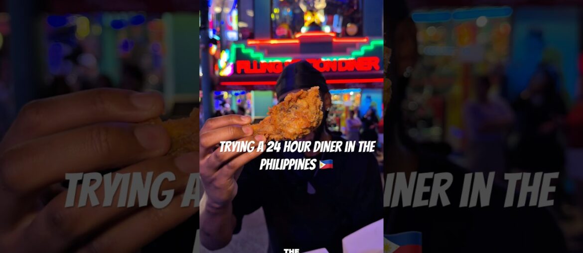 Trying an American style diner in the Philippines🇵🇭 #foodie #explore #philippines