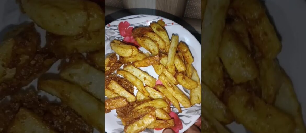 potato fry crispy French fry #potatofry #frenchfry #chandahomekitchen #shorts