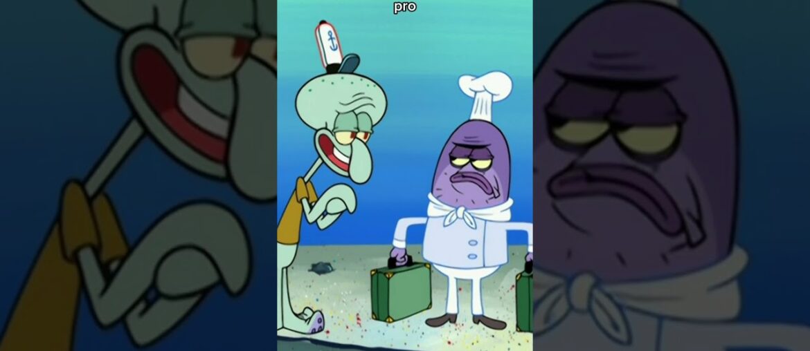 SpongeBob goes FANCY?! 🇫🇷🍳 #spongebob #chef