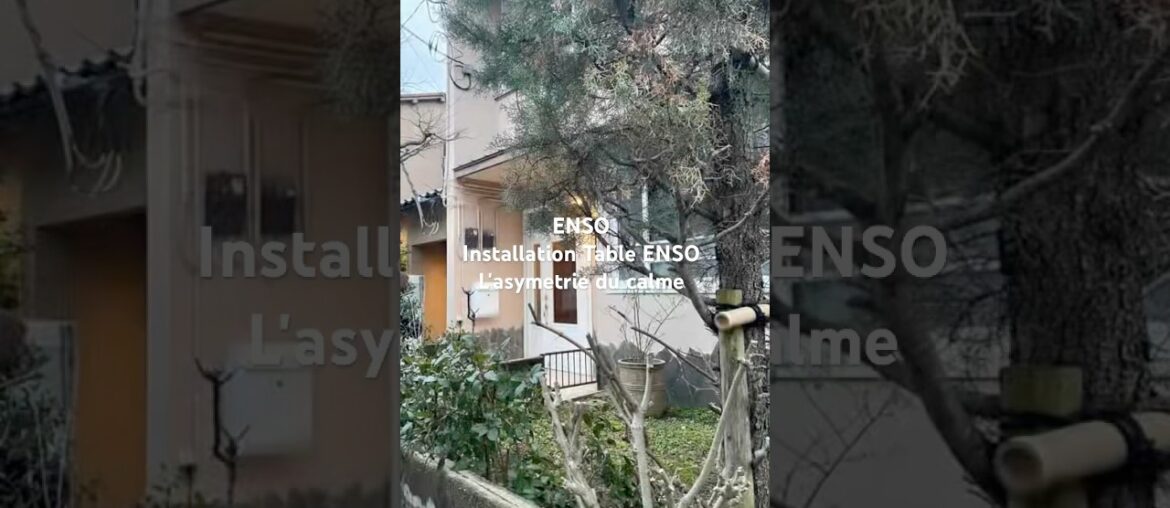 【金沢のフレンチレストラン】Installation Table ENSO L’asymetrie du calme 【金沢のフレンチレストラン】Installation Table ENSO L'asymetrie du calme