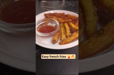 Easy french fries! French fries recipe 🍟✨#shorts #trending #cooking #new #amazing