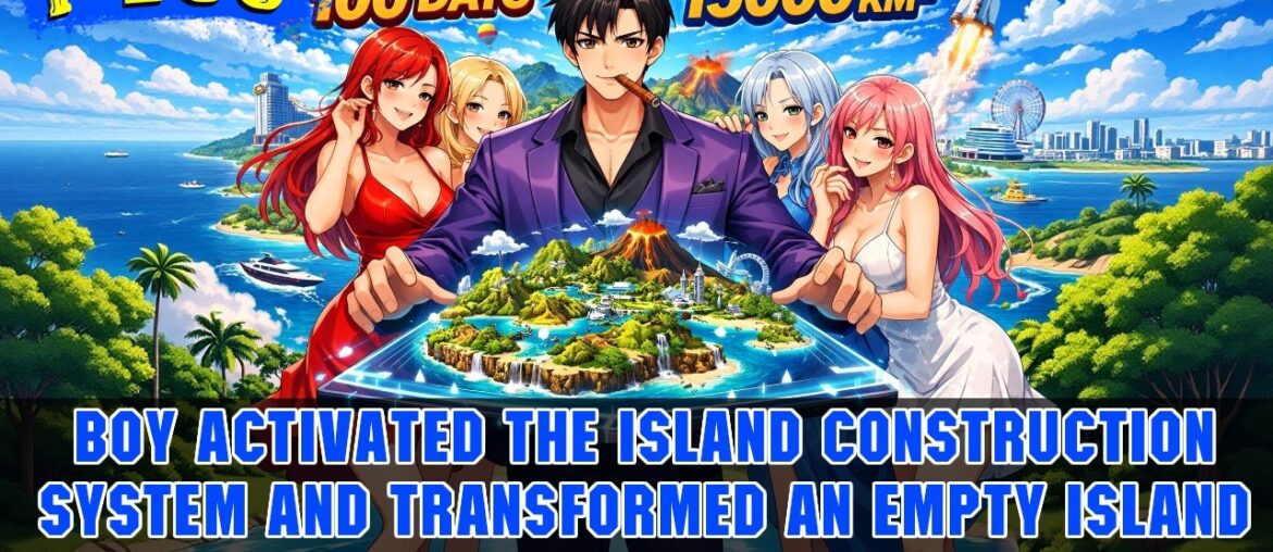 🔥From a Deserted Island, He Used a Building System to Create a Dream Island That Shocked the World!