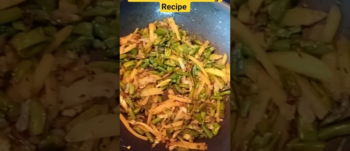 French Beans Yard Long Fry Recipe #ollyfoodlab