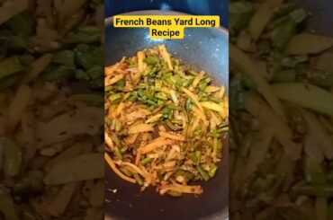French Beans Yard Long Fry Recipe #ollyfoodlab