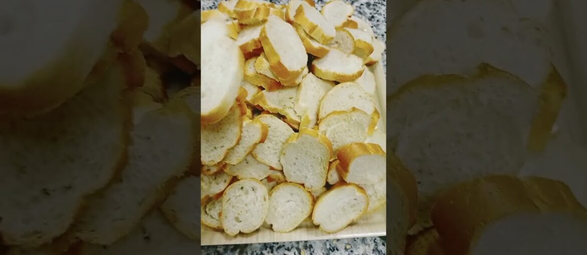 french bread# slice long  brench bread# short video