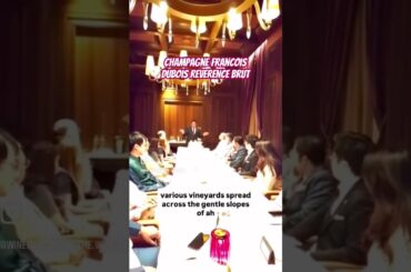 Mukul Manku speaking about Champagne Francois Dubois Reverence Brut
