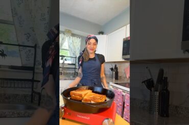 Got Blazed 💨 and made Cinnamon Churro French Toast 👀🔥 #foodie #shorts