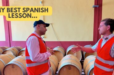 My best Spanish lesson was a wine tour in Spain